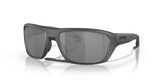 Oakley Split Shot Rectangular Lifestyle Sunglasses with high wrap frame, Prizm™ lenses, and detachable leash, perfect for water activities.
