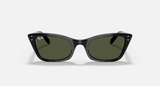 Ray-Ban Lady Burbank Women Lifestyle Sunglasses Polish Black Green