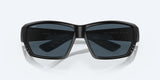 Costa del Mar Tuna Alley Men Fishing Polarized Sunglasses - Front view, showcasing integral hinges and vent system
