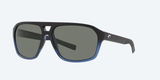 Costa Del Mar Switchfoot Adult Men Fishing Polarized Sunglasses - Deep Sea Blue / Grey 580G