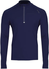 Hot Chillys Men Micro Elite Chamois Zone Zip-T Midweight Body Fit Base Layer