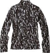 Hot Chillys Women Micro Elite Chamois Print Zip-T