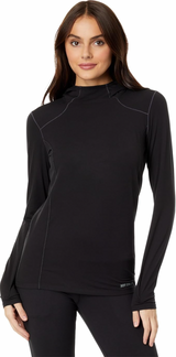 Hot Chillys Women's Clima-Tek Hoodie Midweight Relaxed Fit Base Layer
