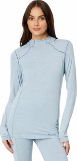 Hot Chillys Women's Clima-Tek Hoodie Midweight Relaxed Fit Base Layer