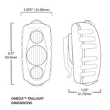 NiteRider Omega EVO 300 w/ NiteLinkª Rechargeable Bike Taillight