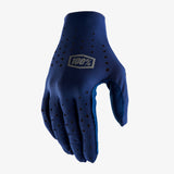 100% SLING Women Bike Gloves Navy