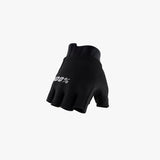 100% EXCEEDA Gel Short Finger Gloves Black