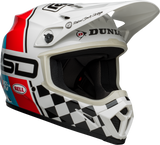 BELL MX-9 MIPS Adult Full-Face Dirt Motorcycle Helmet - Advanced Protection and Comfort The Ralle Gloss White black Front Right