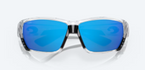 Costa del Mar Tuna Alley Men Fishing Polarized Sunglasses - Front view, showcasing integral hinges and vent system