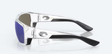 Costa del Mar Tuna Alley Men Fishing Polarized Sunglasses - Front view, showcasing integral hinges and vent system
