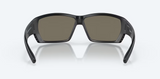 Costa del Mar Tuna Alley Men Fishing Polarized Sunglasses - Front view, showcasing integral hinges and vent system