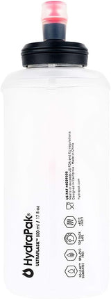 UltrAspire Softflask Collapsable Water Bottle With Bite Cap