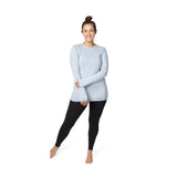 Hot Chillys Women Clima-Tek Crew Midweight Relaxed Fit Base Layer