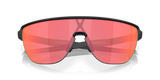 Oakley Corridor Rectangular Men Sunglasses - Front view, showcasing semi-rimless shield design and Unobtainium features