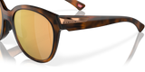 Oakley Low Key Round Women Sunglasses Matte Brown Tortoise Detail