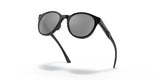 Oakley Spindrift Unisex Lifestyle Sunglasses - Front view, showcasing trendy round silhouette and no-slip nosepads
