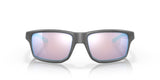 Oakley Men Gibston Square Lifestyle Sunglasses Steel - Snow Sapphire