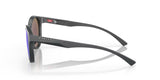Oakley Spindrift Unisex Lifestyle Sunglasses - Front view, showcasing trendy round silhouette and no-slip nosepads