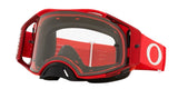Oakley Airbrake MX Dirt Bike Red Clear Len 1