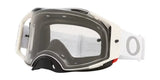 Oakley Airbreake MX Bike Clear Lenses, Tuff Blocks White Strap
