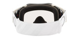 Oakley Airbreake MX Bike Clear Lenses, Tuff Blocks White Strap