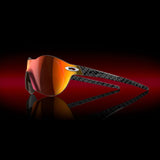 Oakley ReSubZero Unisex Lifestyle Sunglasses - Shield Lens with Prizm™ Technology Red