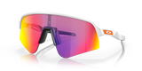 Oakley Sutro Lite Sweep Rectangular Men Lifestyle Sunglasses White Orange