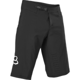 Fox Racing Men's Defend MTB Shorts - Front view, showcasing durable TruMotion® fabric and race-ratchet closure Black