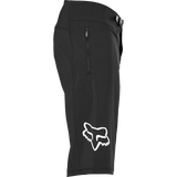 Fox Racing Men's Defend MTB Shorts - Front view, showcasing durable TruMotion® fabric and race-ratchet closure Black