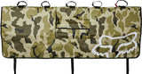 Fox Racing Unisex Tailgate Cover loaded with bikes on a pickup truck Green Camo 1