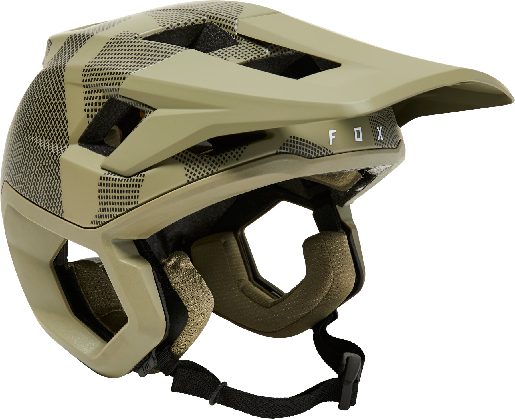 fox dropframe helmet with goggles Fox Racing Dropframe Pro Camo MTB Helmet