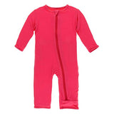 KicKee Pants Bamboo Solid Coverall with Zipper