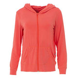 KicKee Womenswear Bamboo Lightweight Hoodie