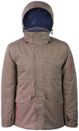 Boulder Gear Teton Men Winter Ski Jacket - Waterproof and insulated ski jacket Brown Sepia