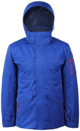 Boulder Gear Teton Men Winter Ski Jacket - Waterproof and insulated ski jacket Blue Indigo