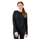 Polarmax Women's Merino Wool Crewneck Midweight Relaxed Fit Base Layer