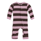 Kickee Pants Print Coverall with Snaps