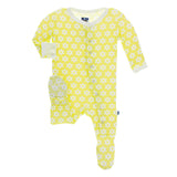 Kickee Pants Print Footie with Snaps