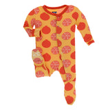 Kickee Pants Print Footie with Snaps