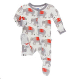 Kickee Pants Print Footie with Snaps
