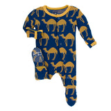 Kickee Pants Print Footie with Snaps