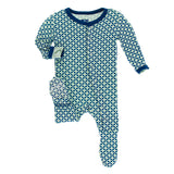 Kickee Pants Print Footie with Snaps