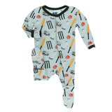 Kickee Pants Print Footie with Snaps