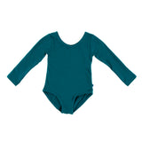 Kickee Pants Girl's Solid Long Sleeve Performance Jersey Leotard