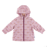 Kickee Pants Print Sherpa-Lined Raincoat