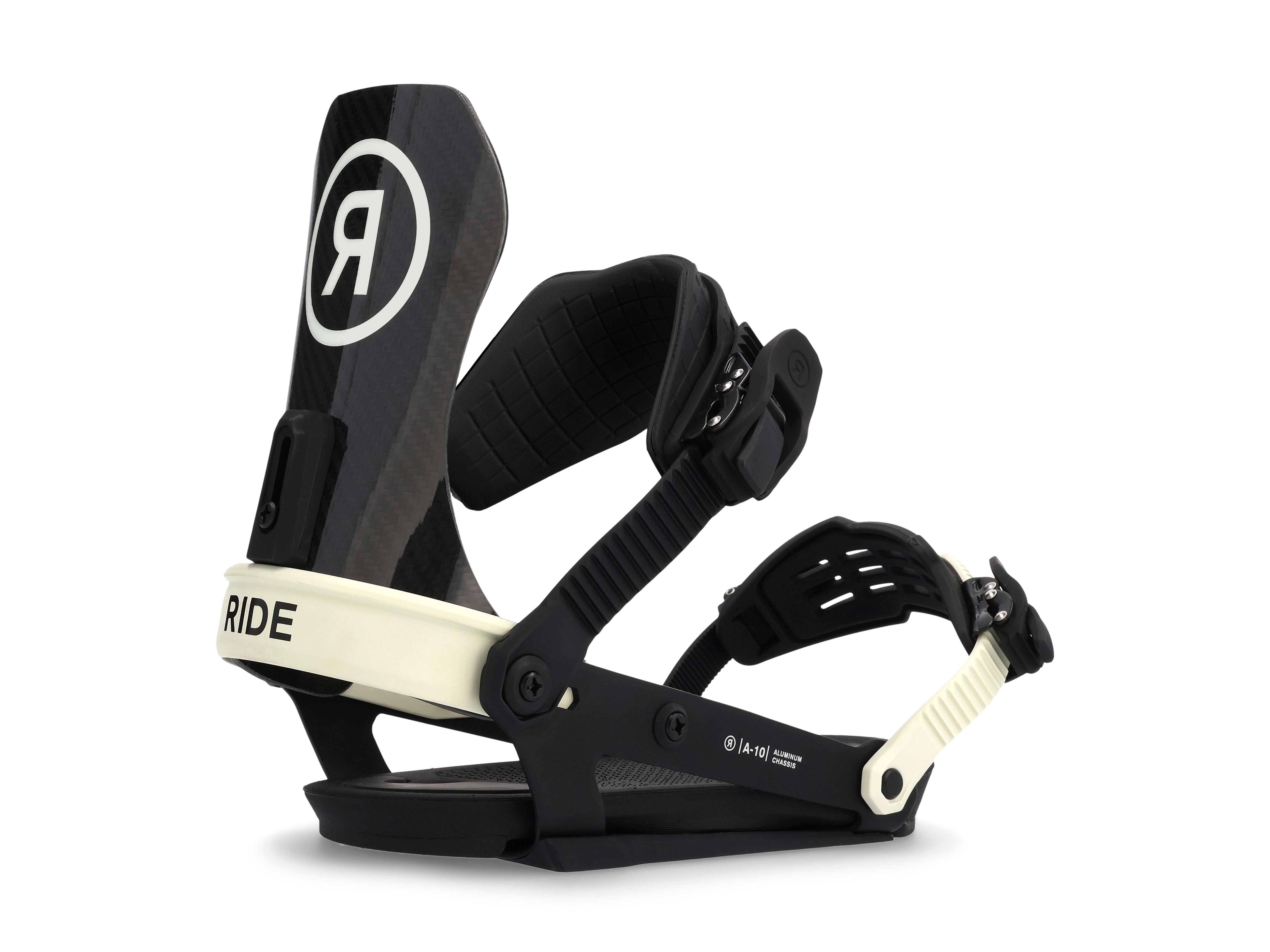 ride bindings snowboard Ride A-10 Unisex Snowboard Bindings White / Small