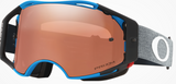 Oakley Airbrake Unisex MTB Goggles - Front view, showcasing Factory Lite Vent mesh for airflow and protection