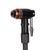 Blackburn Core Pro Floor Pump - Front view, showcasing height and Airtap pump head