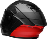 BELL Race Star Flex DLX Adult Street Motorcycle Helmet with ProTint shield. Matte Gloss Black Red