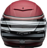BELL Race Star Flex DLX Adult Street Motorcycle Helmet with ProTint shield. Matte White Candy red